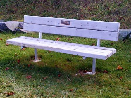 Commemorative Bench with Plaque