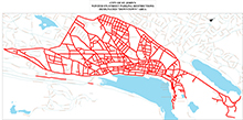 Downtown winter parking restrictions map