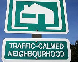 traffic calming sign