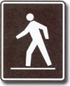 pedestrian crosswalk sign