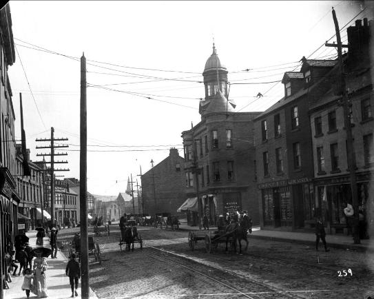 Early 1900's Water Street looking west