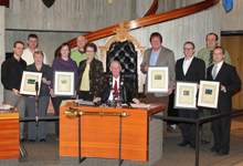 Heritage Day award winners at City Council meeting