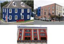 Three recently upgraded buildings which received  City of St. John's Heritage Award in 2014