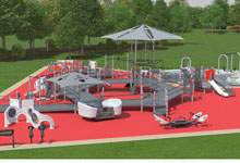 Canadian Tire Jumpstart Playground design for Mundy Pond Park
