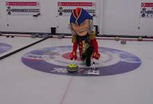 Admiral Johns curling at the St. John's Curling Club