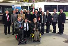 Representatives in attendance at City of St. John's and Government of Canada public transit infrastructure announcement March 3, 2017