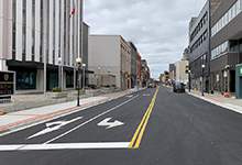 Image of pavement on Water Street in downtown St. John's