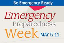 Emergency Preparedness Week 2019 Banner
