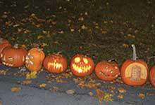 Jack O'Lanterns at The Loop in Bannerman Park for Pumpkin Walk