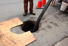 Water Street Sewer Cleaning